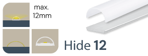 LED Aufbauprofil Hide 12