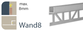 LED Fliesenprofil Wand8