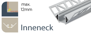 LED Fliesenprofil Inneneck