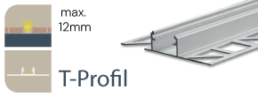 LED Fliesenprofil T-Profil