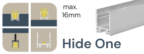 LED Leuchtenprofil Hide One