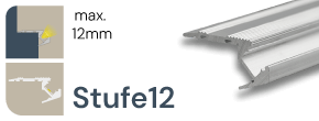 Treppenprofil Stufe 12