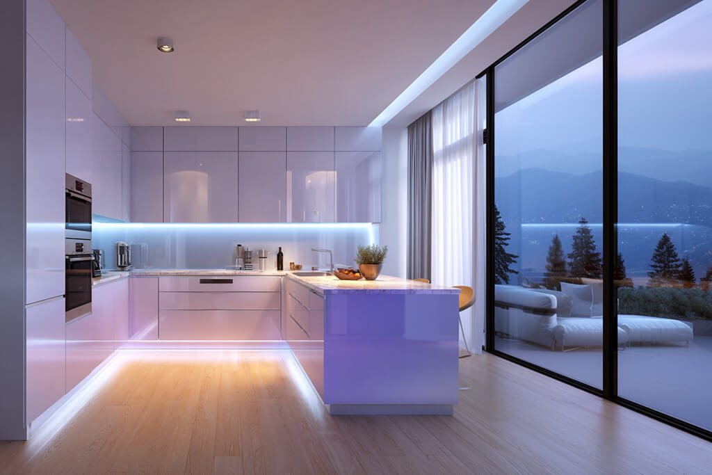 LED Streifen Beleuchtung RGBWW