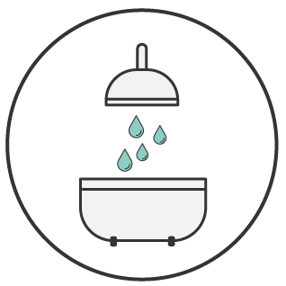 Grafik für Schutzart IP67 Bereiche