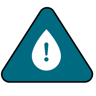 Grafik Höchste Vorsicht für Schutzart IP67