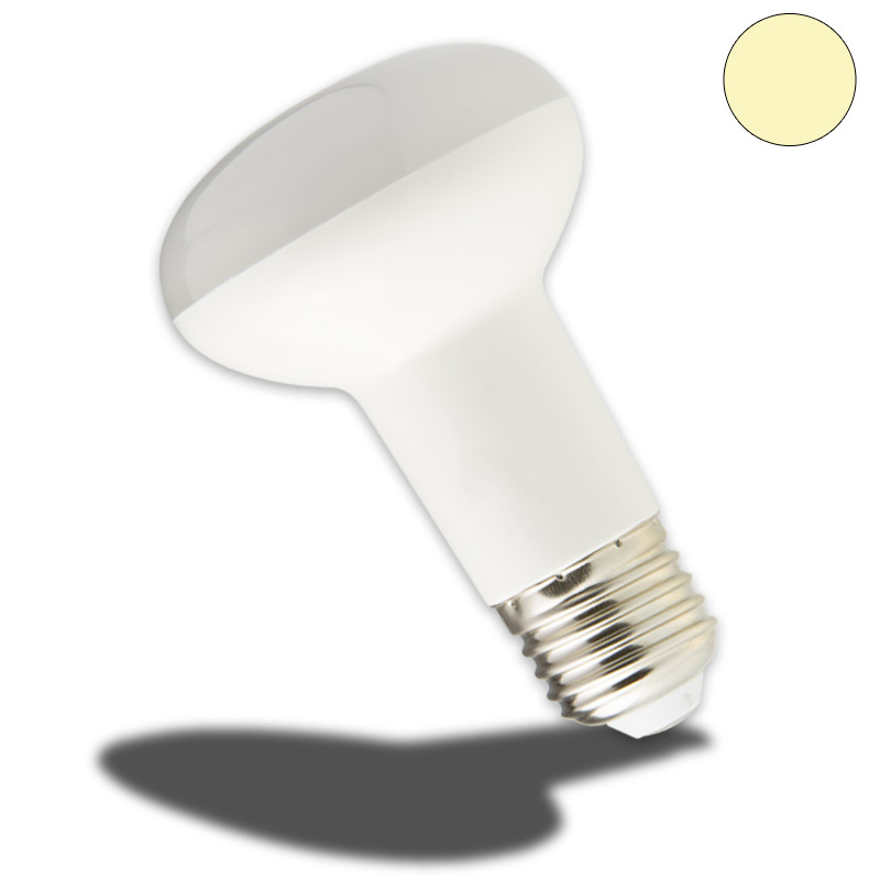 E27 R63 LED-Strahler Keramik, 8 Watt, warmweiss, frosted E27 R63 LED-Strahler Keramik, 8 Watt, warmweiss, frosted