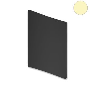 LED Wandleuchte CURVE Up&Down 2*2W CREE, IP54, sandschwarz, warmweiß