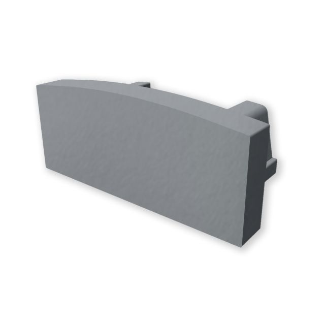 Endkappe EC223 für Profil MINI-AB10 silber, 1 STK