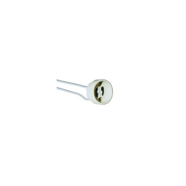 Keramiksockel LED GU10 Fassung - 230 Volt mit Kabel