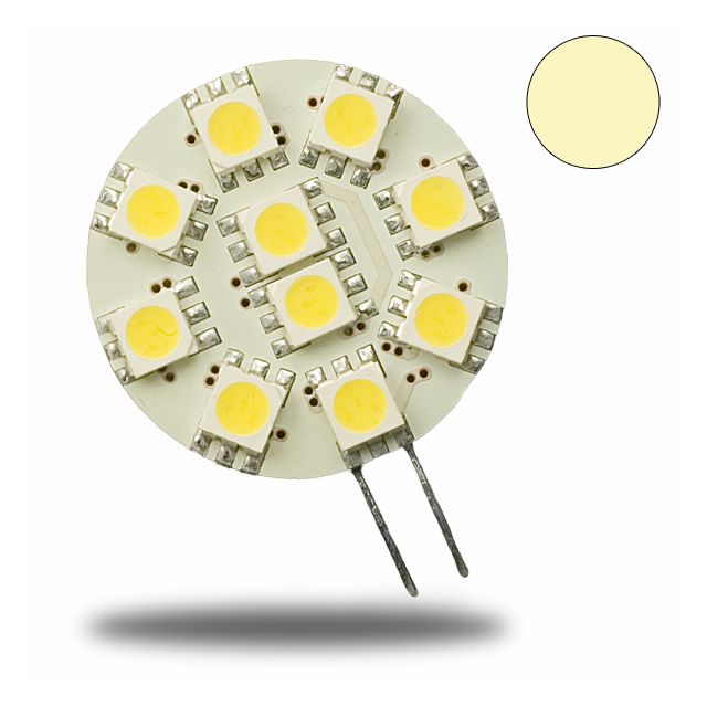 G4 LED 10 SMD, warmweiss