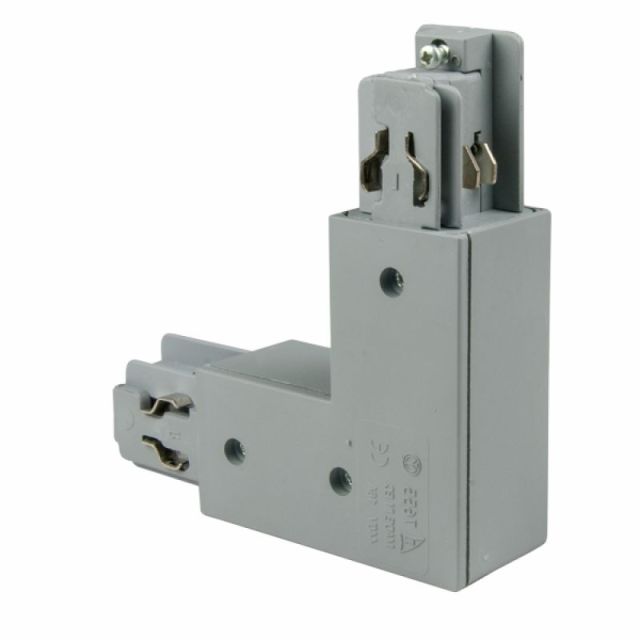 3-Phasen L-Verbinder SCHUTZLEITER AUSSEN, silber