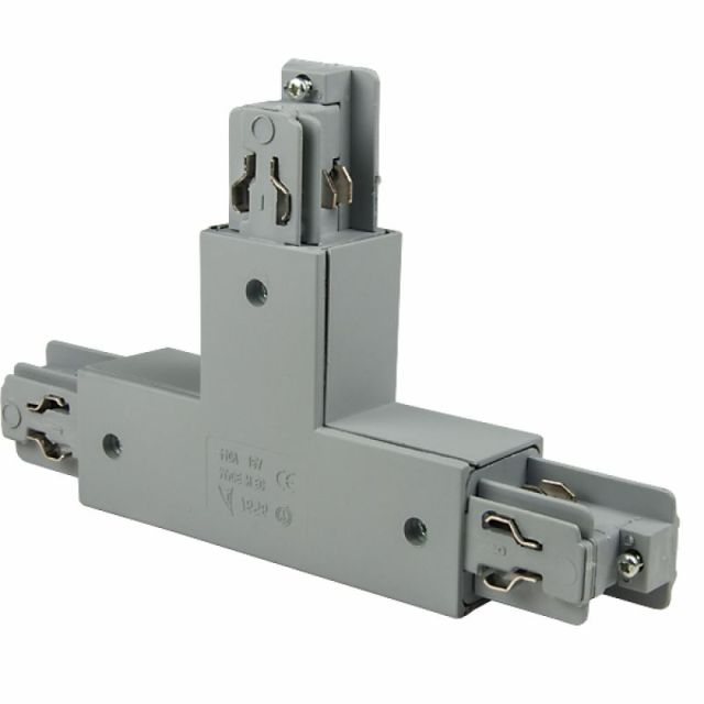 3-Phasen T-Verbinder RECHTS, silber