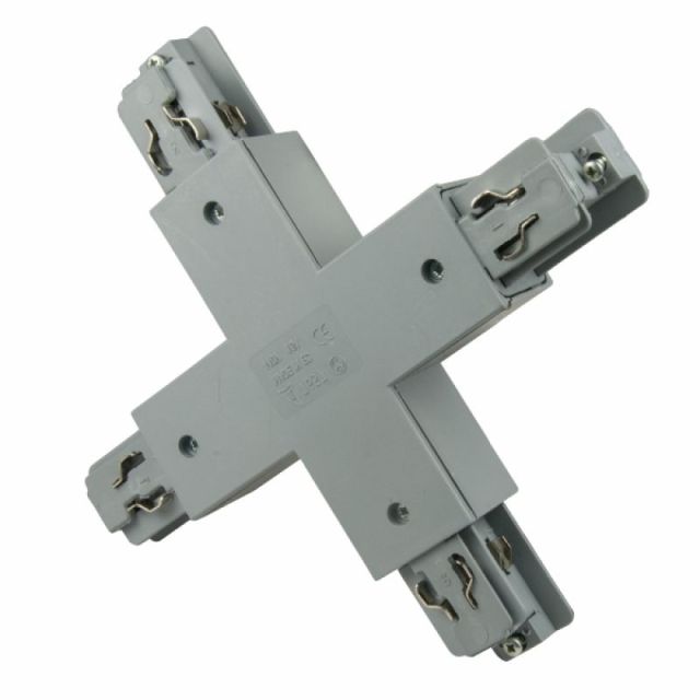 3-Phasen X-Verbinder, silber