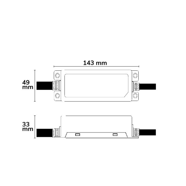IP LED Trafo IP66  100W 24V