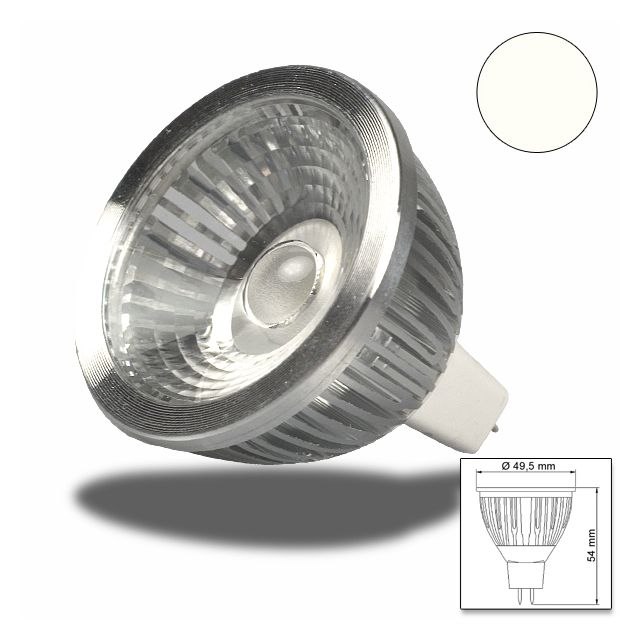 LED MR16 Strahler COB, 6W, 38°, 5000K