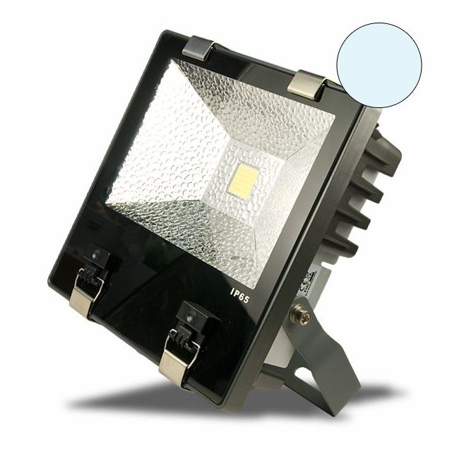 HIGH END LED Fluter 60Watt, kaltweiss, anthrazit