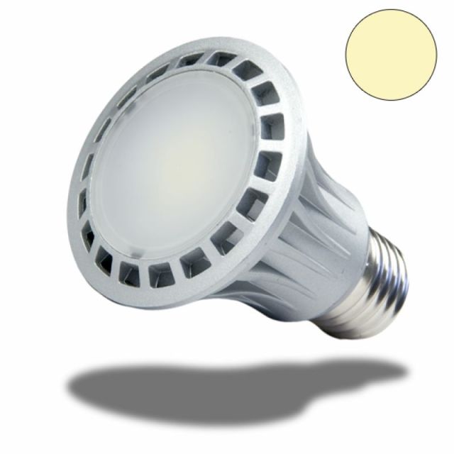 LED PAR20, E27, 230V, 7W, 120°, warmweiss, dimmbar