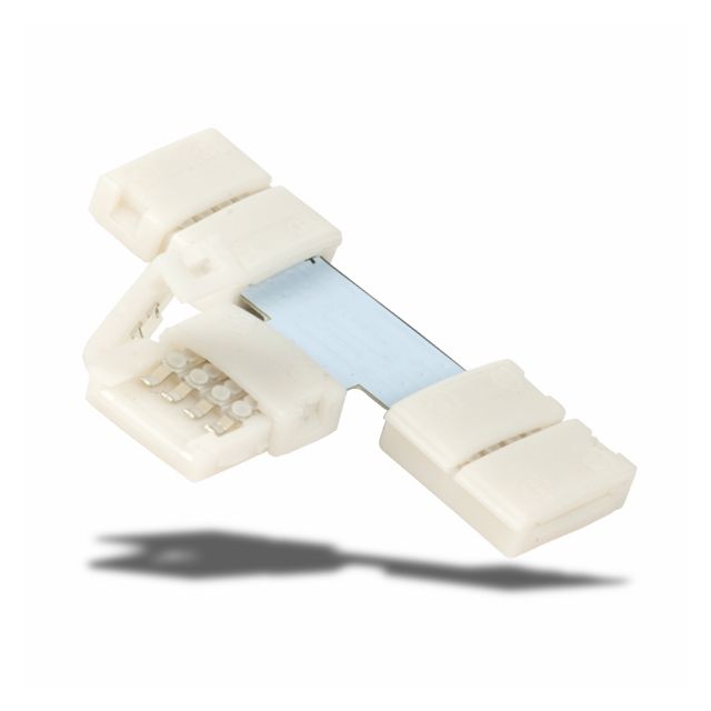 Flexband Clip-T-Verbinder 4-polig, weiss für Breite 10mm