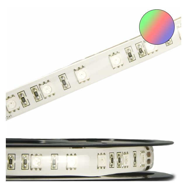 High End Stripe 5m - Flexibles LED Lichtband  - 14,4W - RGB 24V