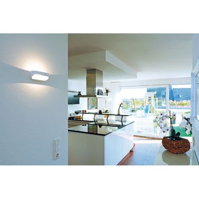 LED Wandleuchte Elevato, 5W, 3000K, 230V, weiß