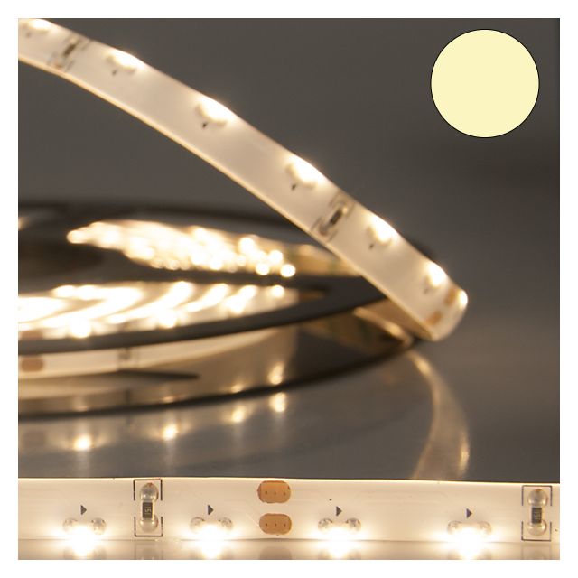 LED SILIKON-Sideled-Flexband, 24V, 4,8W, IP66, warmweiss