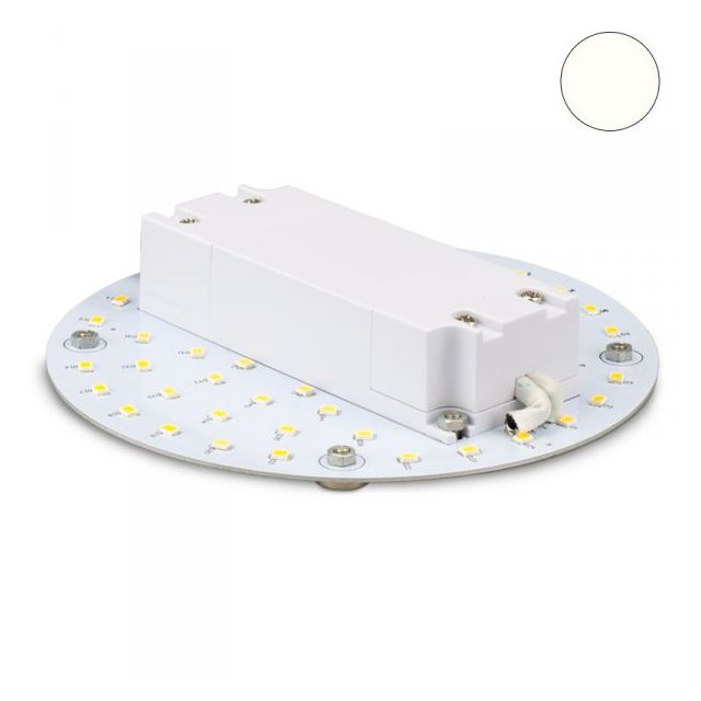 LED Umrüstplatine 130mm, 9W, mit Magnet, neutralweiß