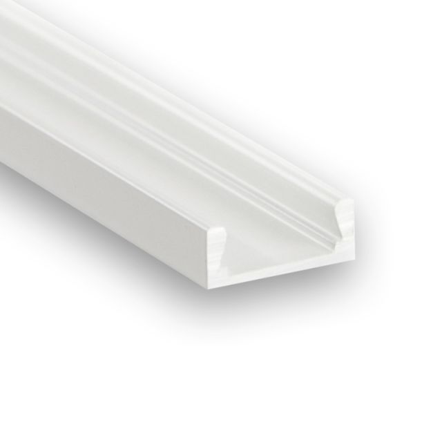 Montageprofil "MICRO-ALU", weiss L: 2000mm