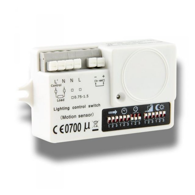 LED Mikrowellen-Bewegungssensor 5,8 GHz mit StandBy, 230V, 800W
