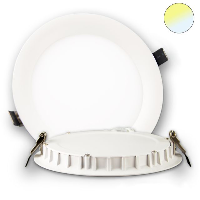 LED Downlight "weißdynamisch", konisch, rund, weiß, 24W, dimmbar