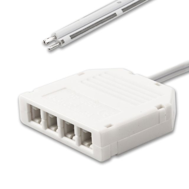 Verteilerbox MiniAMP 4fach, 60cm Kabel