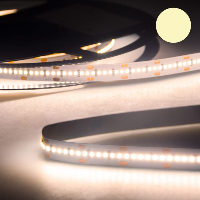 LED High End Linearlicht-Streifen, 24V, 10W, IP20, warmweiss, >90 RA/CRI, 5M