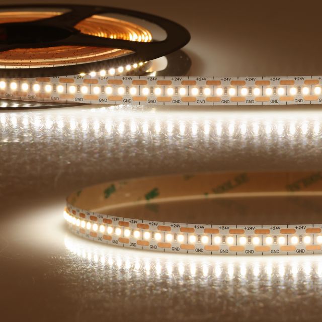 LED High End Linearlicht-Stripe, 24V, 10W, IP20, warmweiss, >90 RA/CRI, 5M