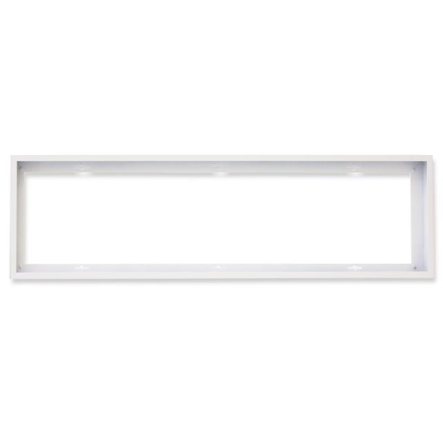 Aufbaurahmen weiß für LED Panel 1200, Schnellmontage