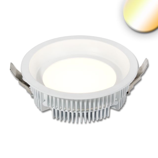 LED Downlight SMD "weißdynamisch" 2600K|3100K|4000K, rund, weiß, 8W, dimmbar