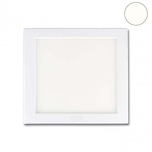 Deckenlampe schmal, weiß, 18W, Trafo integriert, neutralweiß
