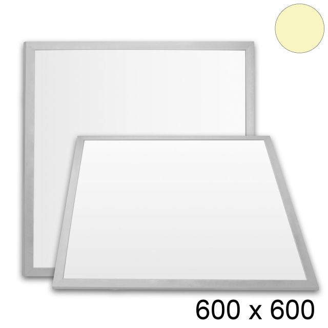 LED Panel STD Line, 600x600 diffus, 40W, Rahmen silber, warmweiß