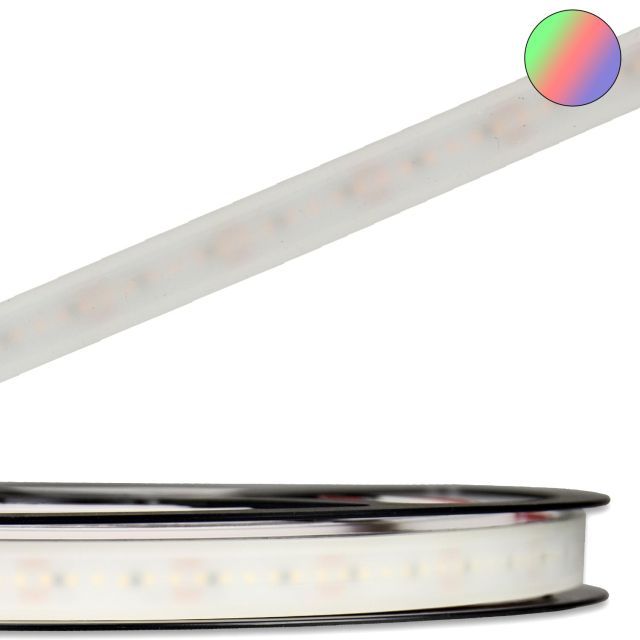 LED High End Outdoor Stripe milchig, 24V, 12W, IP67, RGB