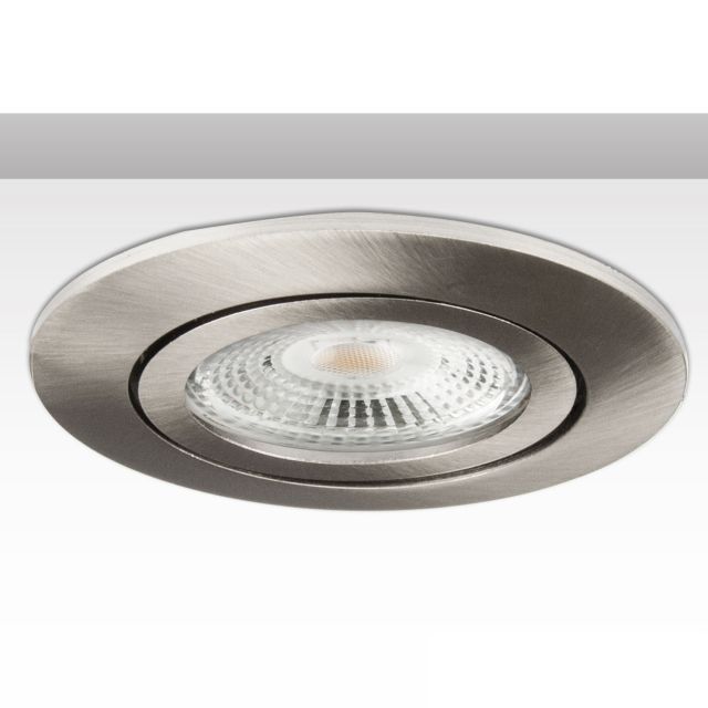 Einbaurahmen rund für GU10/MR16, Alu Nickel-Satin