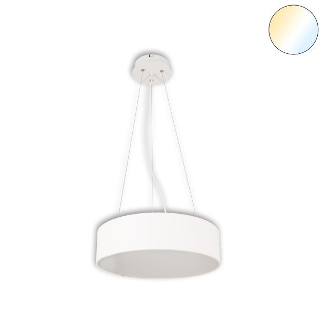 LED Hängeleuchte PRO60, weiß, 42W, ColorSwitch 3000|3500|4000K, dimmbar