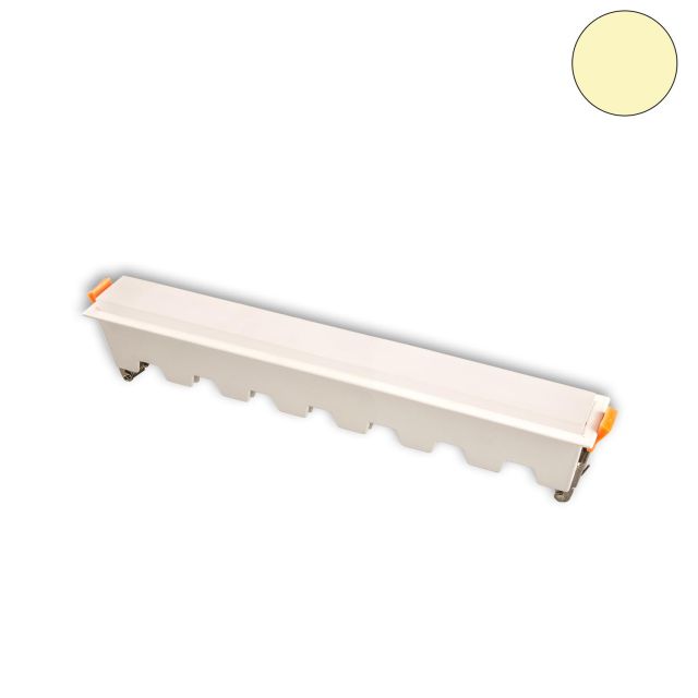 LED Wand und Deckeneinbauleuchte Linear 20, weiß, 20W, warmweiß, dimmbar