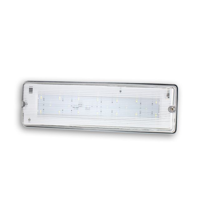 LED Notlicht/Fluchtwegleuchte UNI7 Autotest 7W, IP65, X0AEFG180