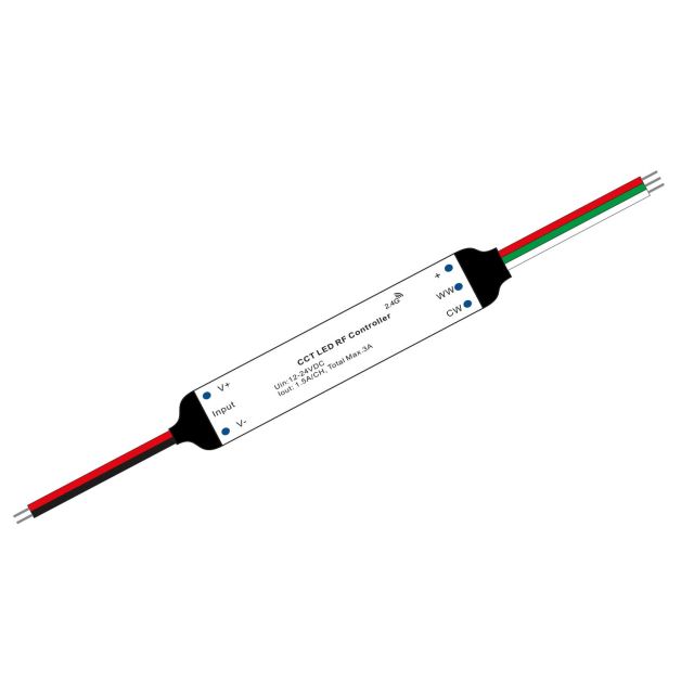 SERRI Mini Controller CCT Weissdynamisch 37445 mit 1 Zonen Fernbedienung Slide