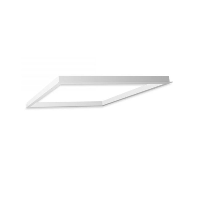 LED Einbaurahmen weiß RAL 9016 für LED Panel 625x625