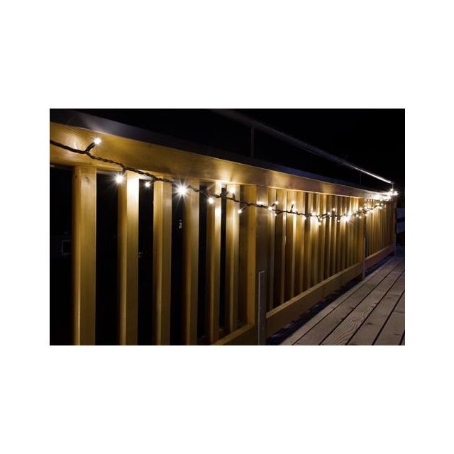 LED Lichterkette, 5 Meter, 50 LED, Serie Profi, koppelbar, 3 Watt, warmweiss