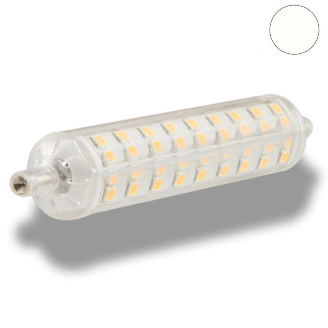 Retro  R7S LED 7Stablampe, 8 Watt, 108xSMD, neutralweiß, 118mm