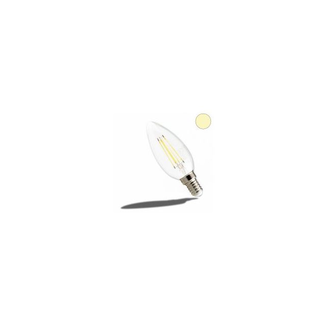 Retro E14 LED Kerze, 4 Watt, klar, warmweiß, dimmbar