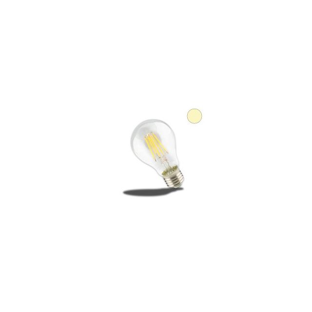 Retro E27 LED Birne, 7 Watt, klar, warmweiß, dimmbar