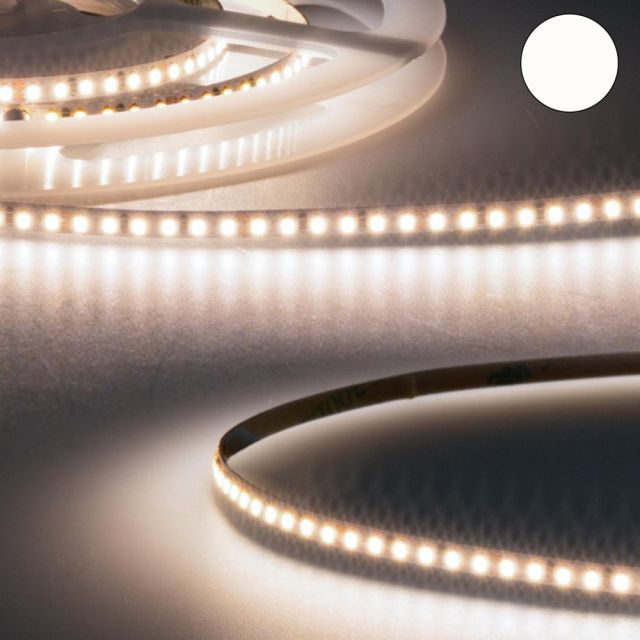 LED Streifen ECO-Linear 24V, 15W/195 LED pro Meter, IP20, CRI90, neutralweiß, 5m