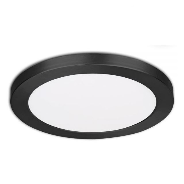 LED Leuchte Slim Einbau/Aufbau 24W, 3000K|3500K|4000K, weiss o.schwarz