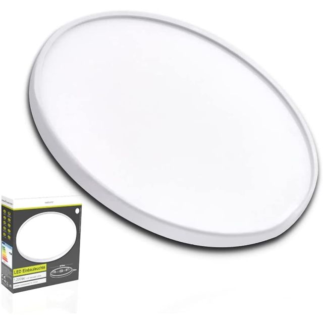 LED Einbauleuchte ECO rund mit variablem Lochausschnitt 50-90mm, 8W, warmweiss